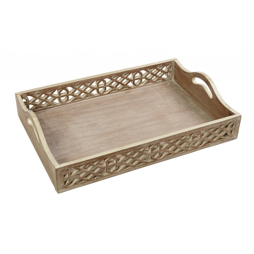 SERVING TRAY NATURAL 46X30CM